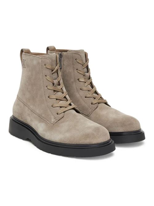 Stivaletti in pelle scamosciata Calvin Klein Jeans | YM0YM01371PDG